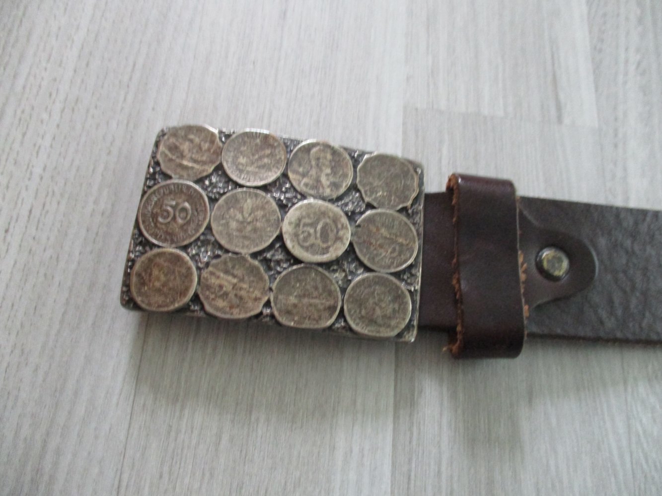 Dunkelbrauner Gürtel - Vera Pelle - 100/115 - super Zustand!