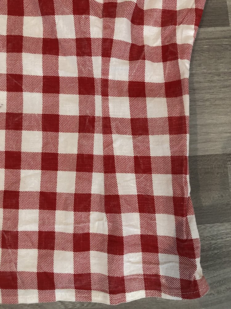 Collectif rot-weiß Karo-Top 50er Jahre Größe M - Ungetragen! NEU!