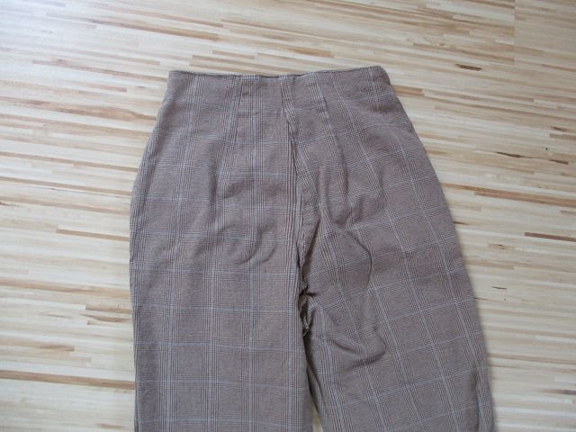 Braun karierte Hose von Vanilia - Größe 38 - TOP Zustand!