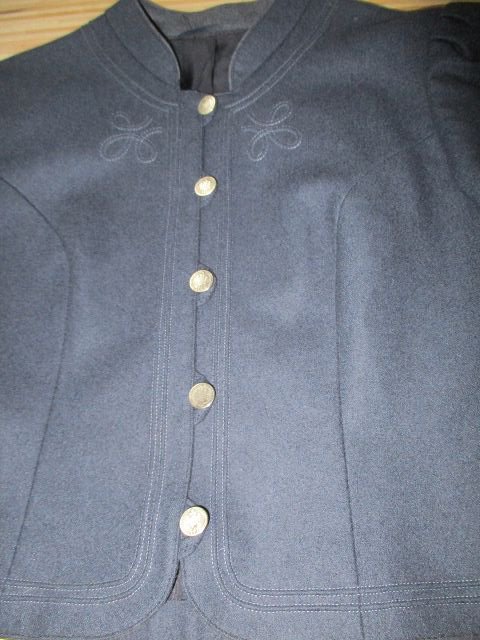 2 teiliges Trachten Kirner Kostüm blau - Größe 38 - ungetragen