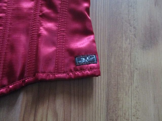 Carmen Martinez Unterbrust-Korsett - Größe M - rot - ungetragen! Satin