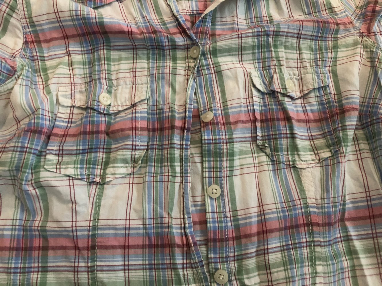 Helle karierte Bluse von LOGG - Größe 38 - TOP-Zustand!