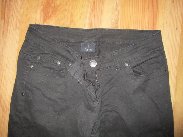 Schwarze Jeans - Größe 40 - Flame - super Zustand!