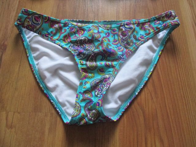 Blau pinker Neckholderbikini von She - Größe 38/40 - super Zustand!