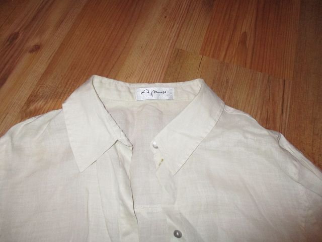 Hellbeige Bluse von Apanage aus Ramie - Größe M ca - TOP Zustand!