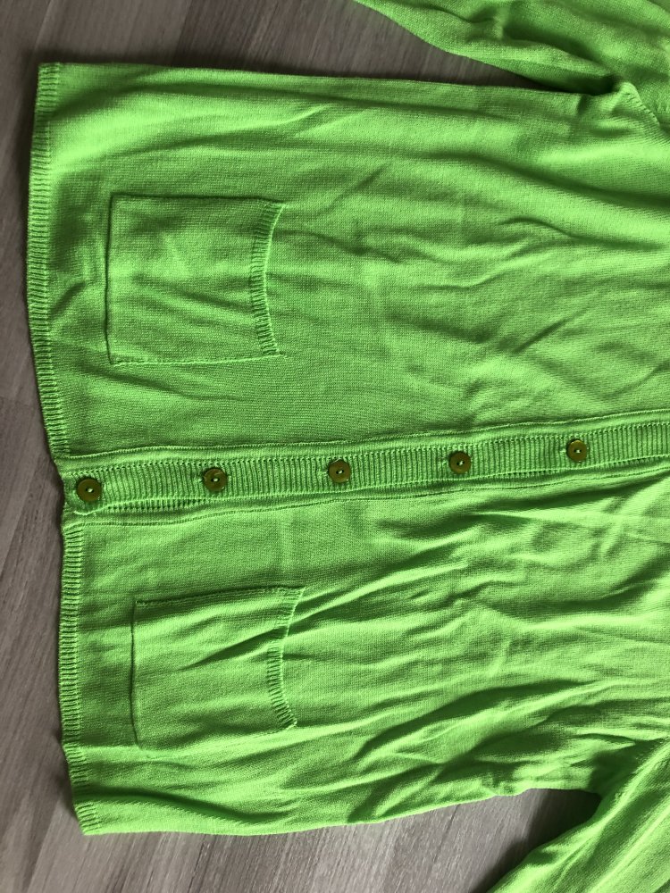 Hellgrüne Strickjacke La Fée Maraboutée Größe 3/ S/M