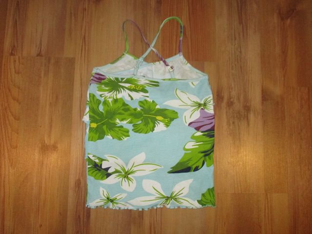 Hellblau-grün-weißes Top mit Blumen Muster von C&A - Größe 146/152 - super Zustand