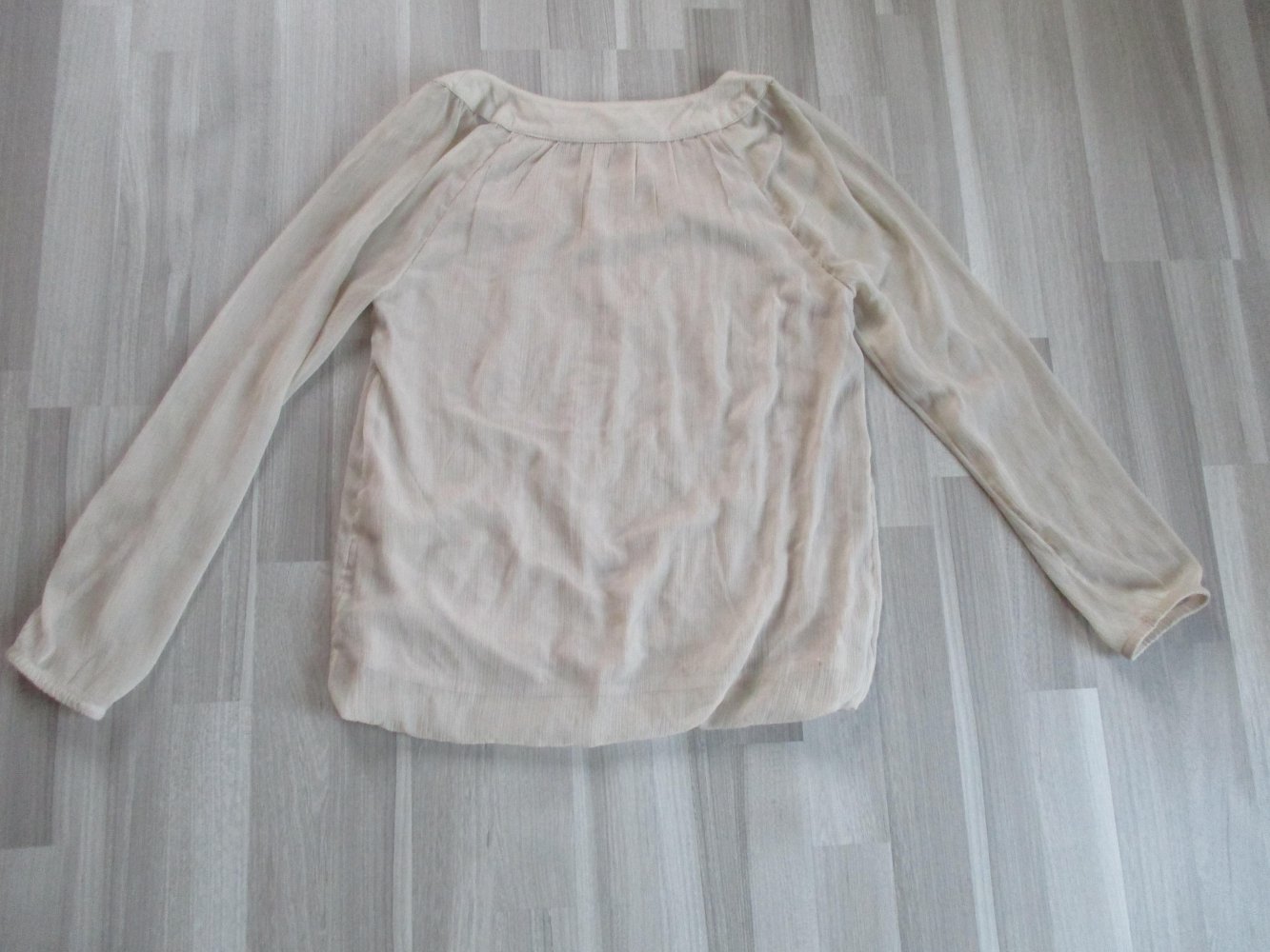 Beigefarbene Bluse von Street One - Größe 38 - guter Zustand