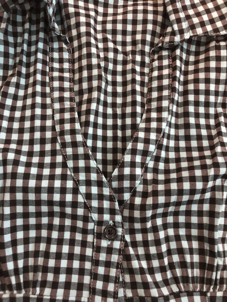 Blau schwarz karierte Bluse von Amisu - Größe S - TOP-Zustand!