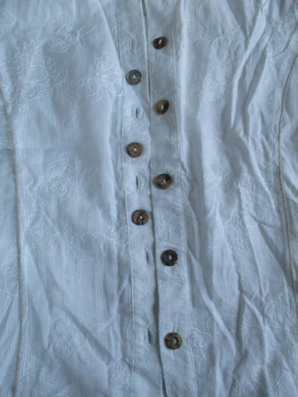 Weiße Bluse von Onara - Größe 38 - TOP-Zustand!