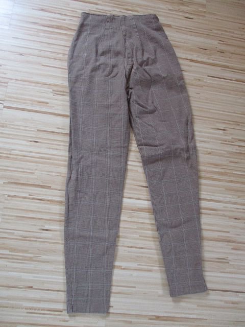 Braun karierte Hose von Vanilia - Größe 38 - TOP Zustand!