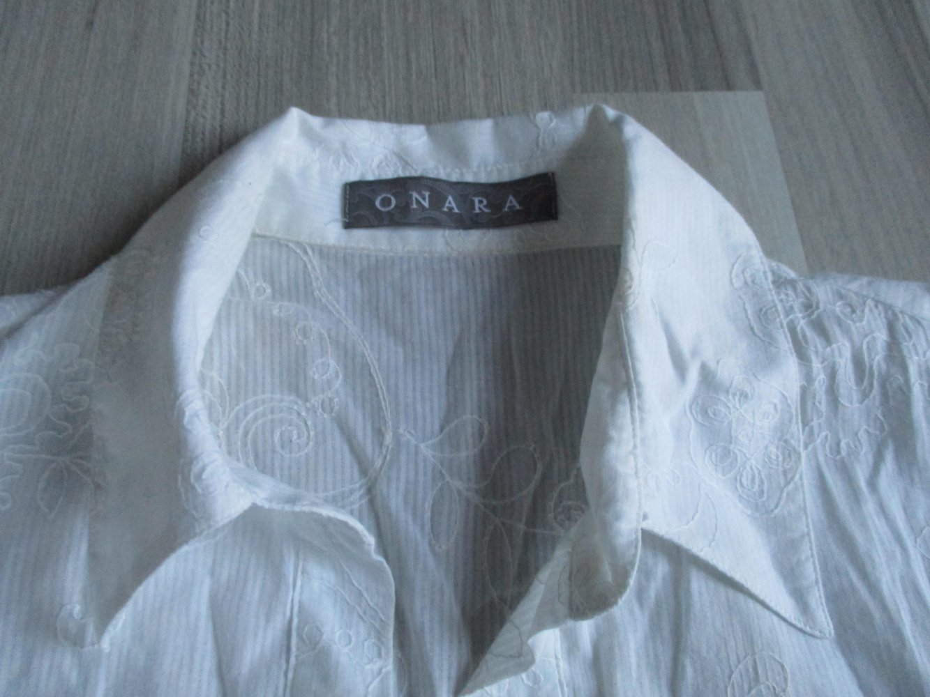 Weiße Bluse von Onara - Größe 38 - TOP-Zustand!