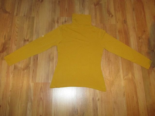 Senfgelbes Rollkragenlongsleeve von Blue Motion - Größe M 40/42 - super Zustand!