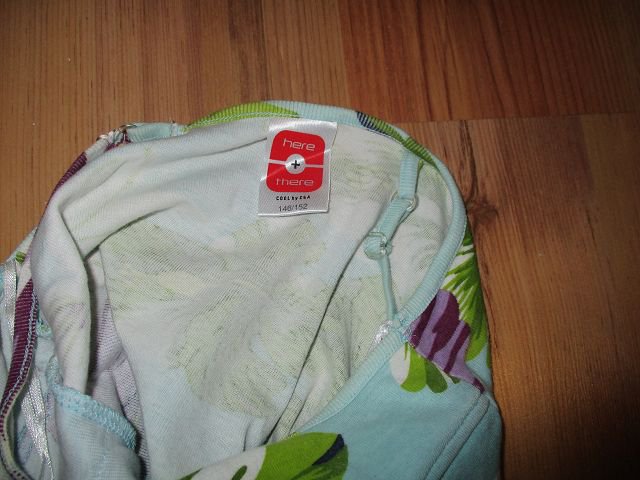 Hellblau-grün-weißes Top mit Blumen Muster von C&A - Größe 146/152 - super Zustand