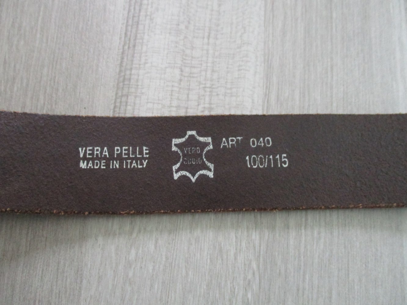 Dunkelbrauner Gürtel - Vera Pelle - 100/115 - super Zustand!