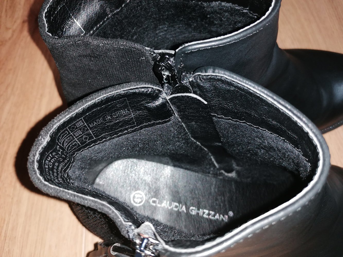 Claudia Ghizzani Damen Stiefeletten mit Reißverschluss Gr. 41