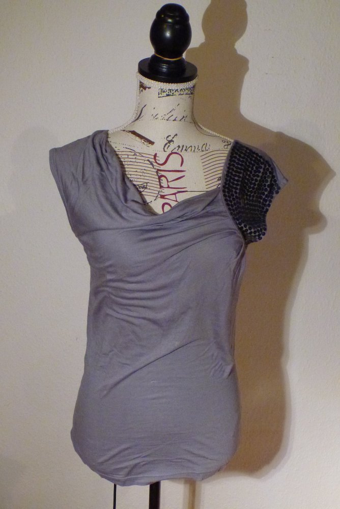 graues Top von Only Gr. 36/S