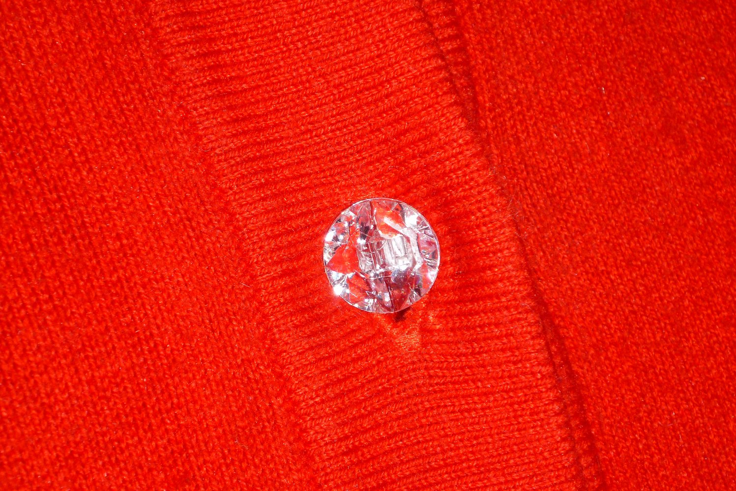 rote Strickjacke Gr. S/36