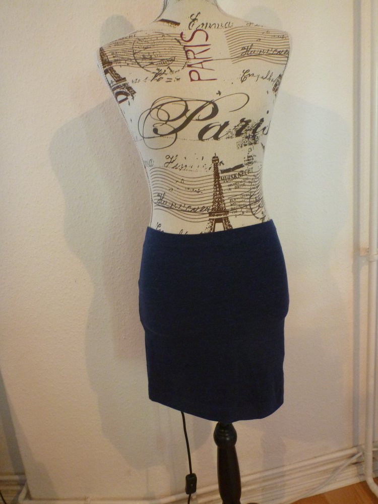 dunkelblauer Rock, changiert Gr. XS/S 34/36