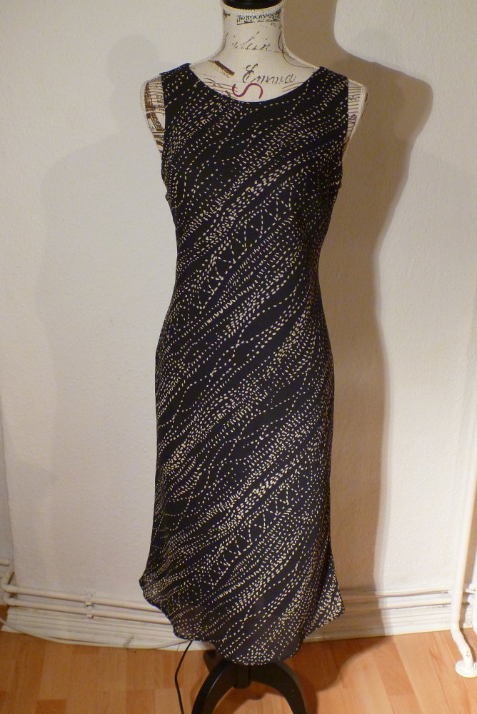 schwarz gepunktetes Kleid Gr. 36/S