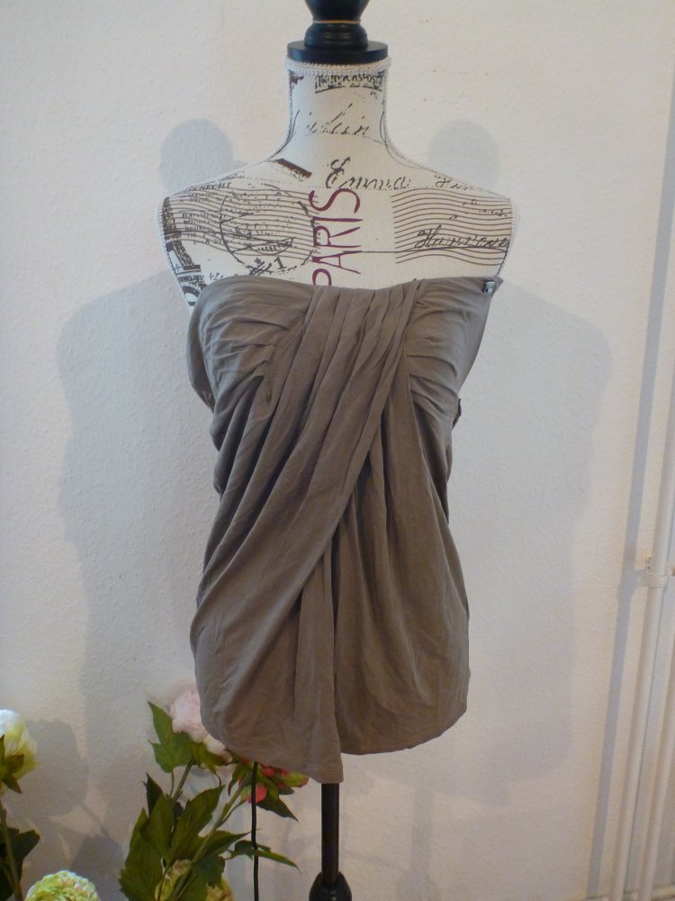 Damen Oberteil, taube, trägerfrei Gr. S/36