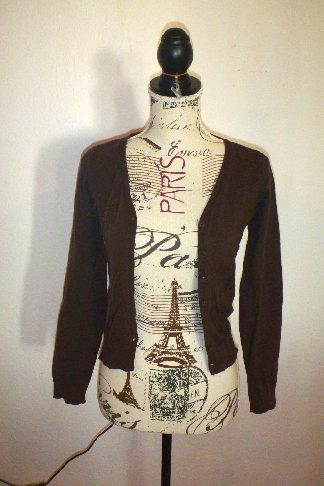 dunkelbraunes Jäckchen Gr. 34/36 XS/S