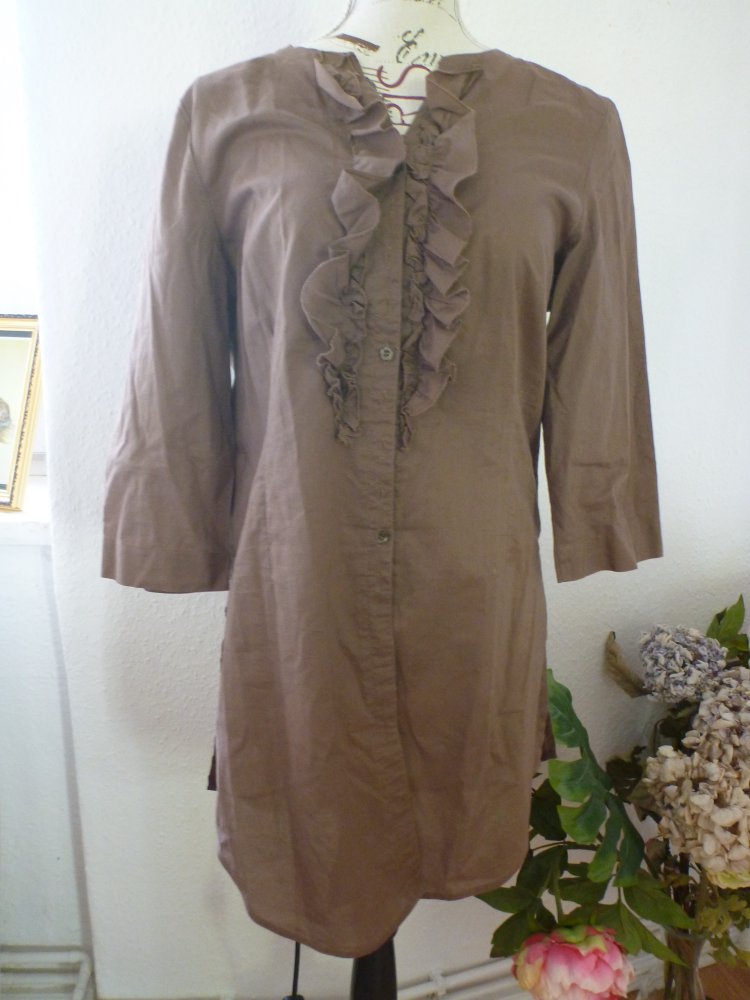braune Bluse  Gr. 36/S