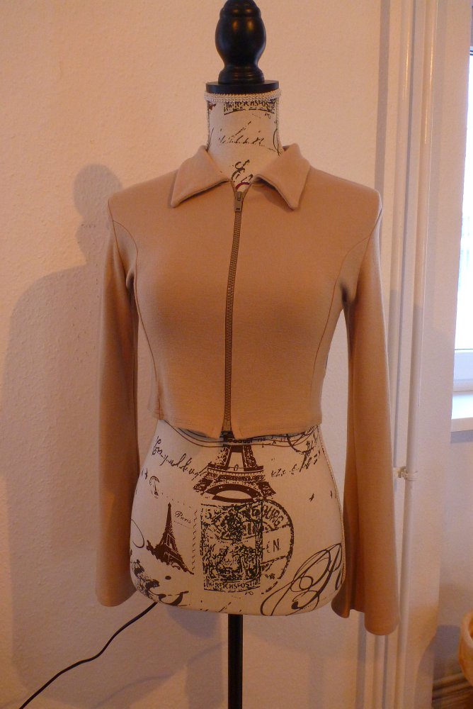 beiges Bolero-Jäckchen Gr. S/36