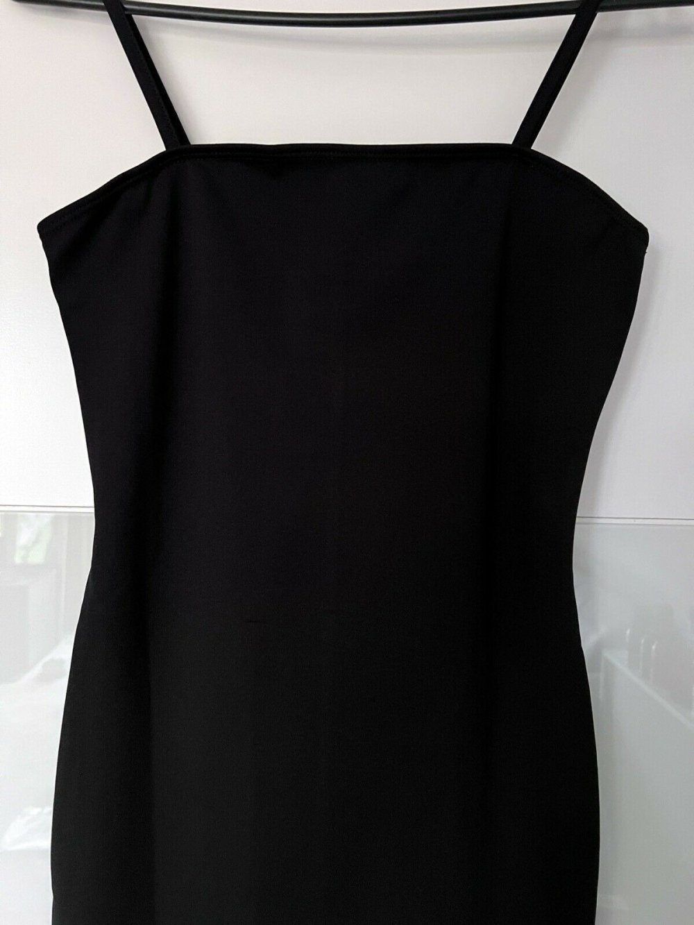 SHEIN Damen Kleid -NEU- Gr. XS / 34 Schwarz / figurbetontes elegantes Damen Kleid mit Schlitz