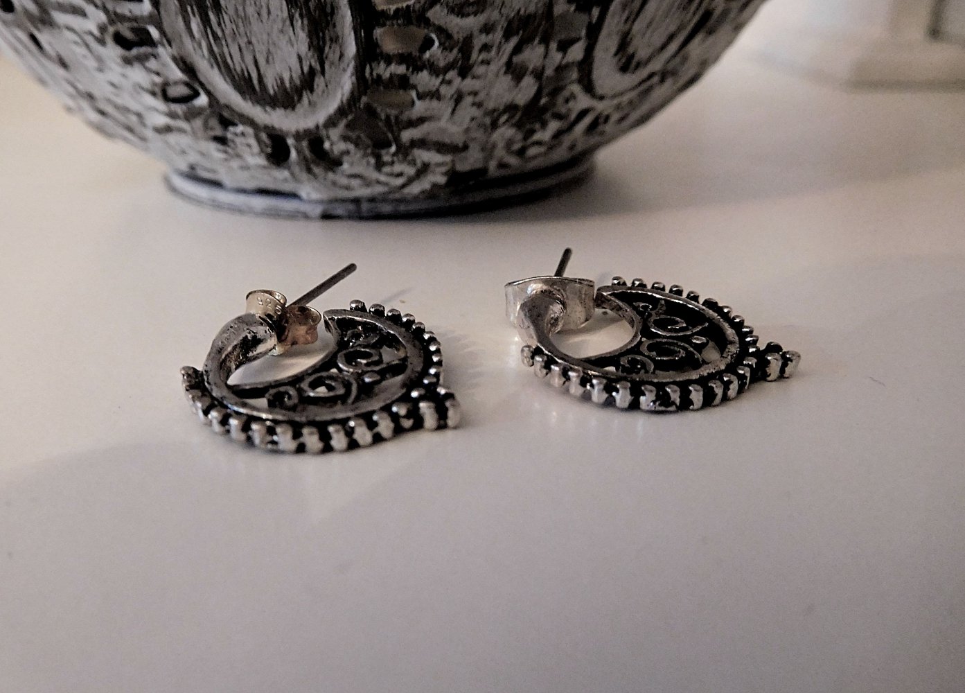 Ohrringe Ohrstecker / Bijou Brigitte / vintage Boho Hippie