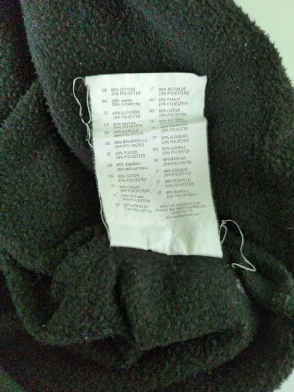 Schwarzer Kapuzenpulli Gr. 164 