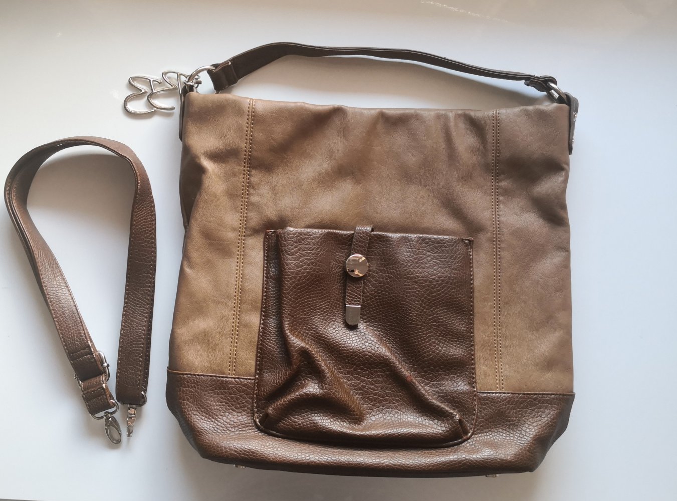 Handtasche, Schultertasche von Betty Barclay, braun