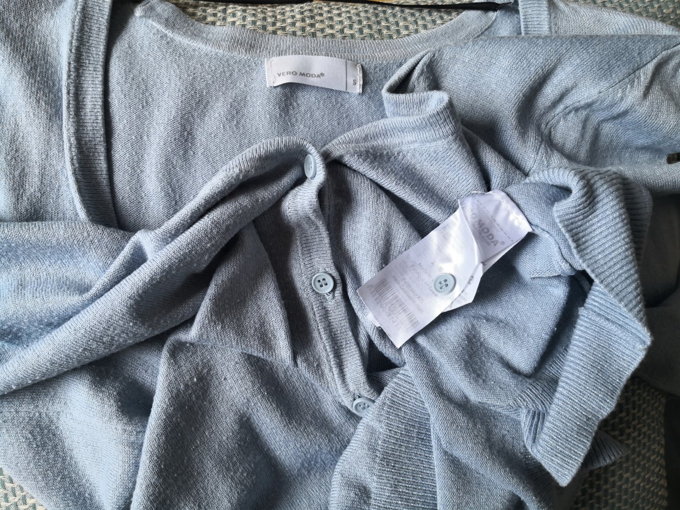 hellblauer Cardigan von Vero Moda, Gr. S