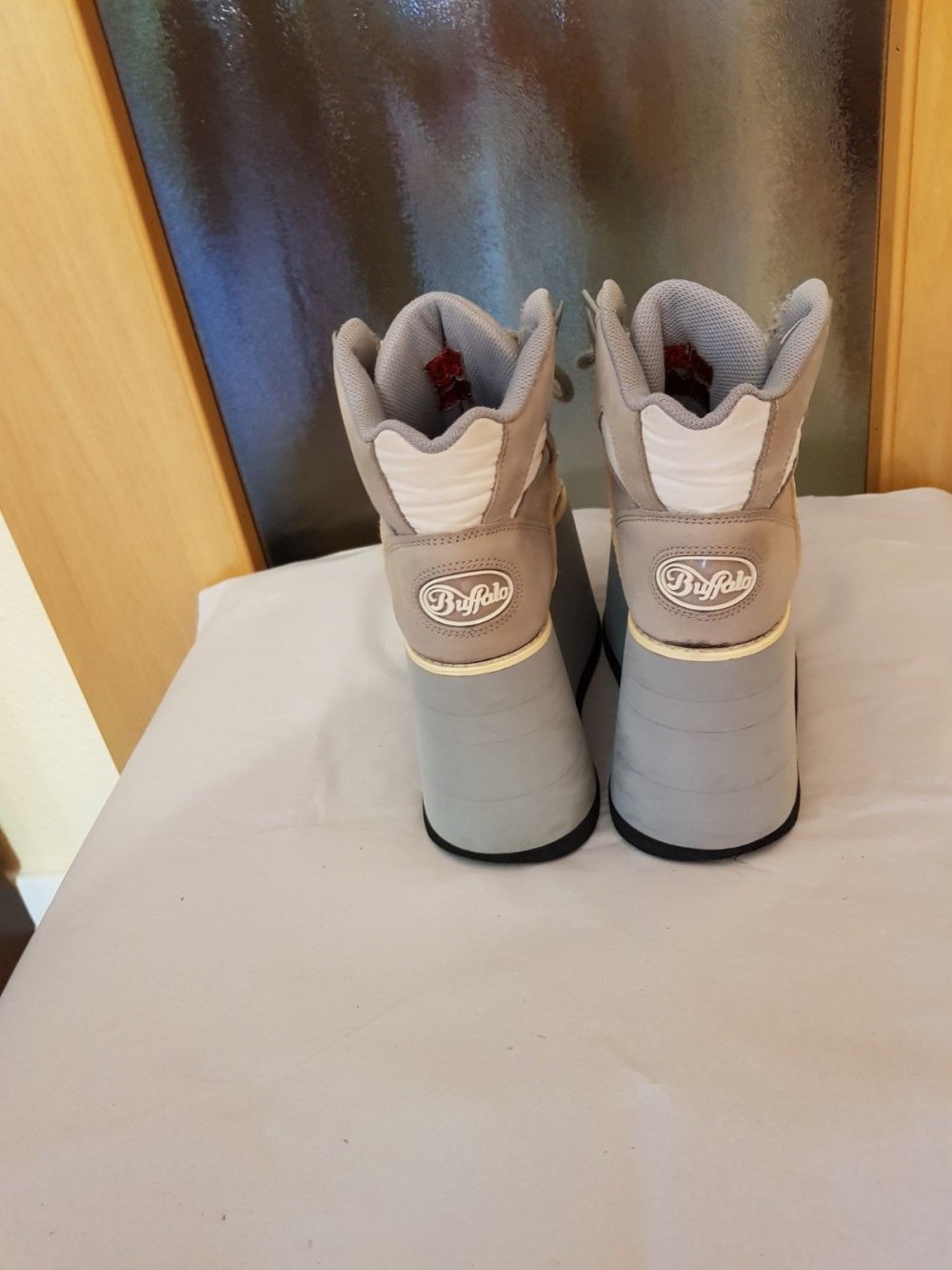 Buffalo Plateau Boots Wildleder, Tower 10 cm,Gr. 38