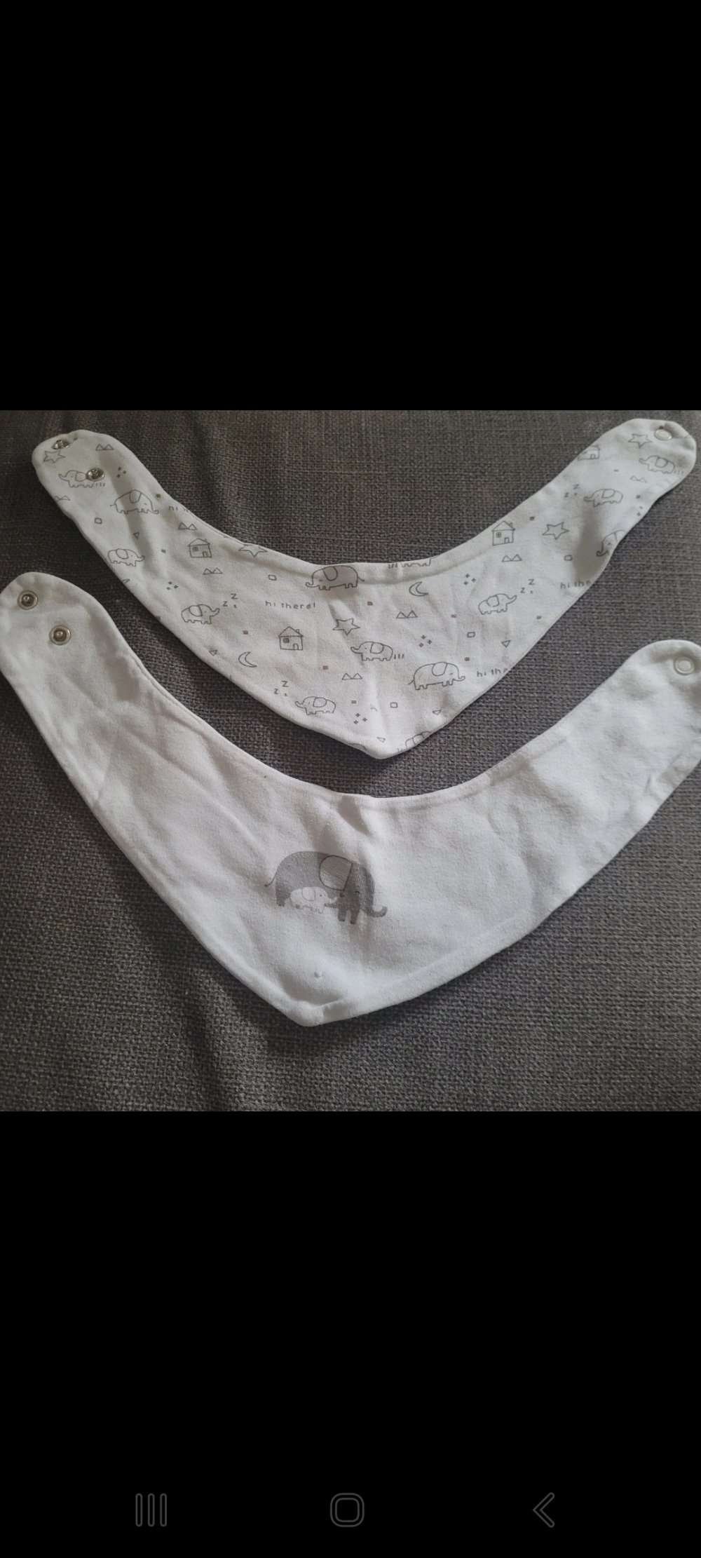 3 Lätzchen /tücher