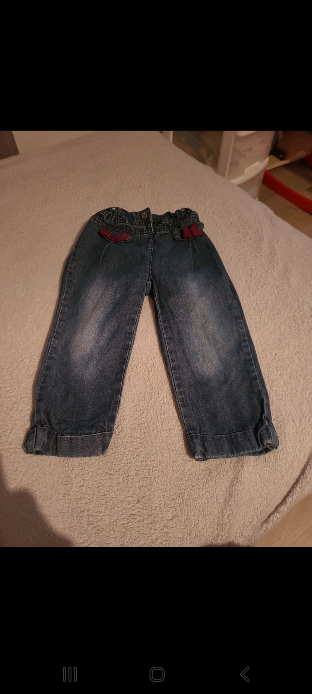 Jeans Hose mit schleifen 