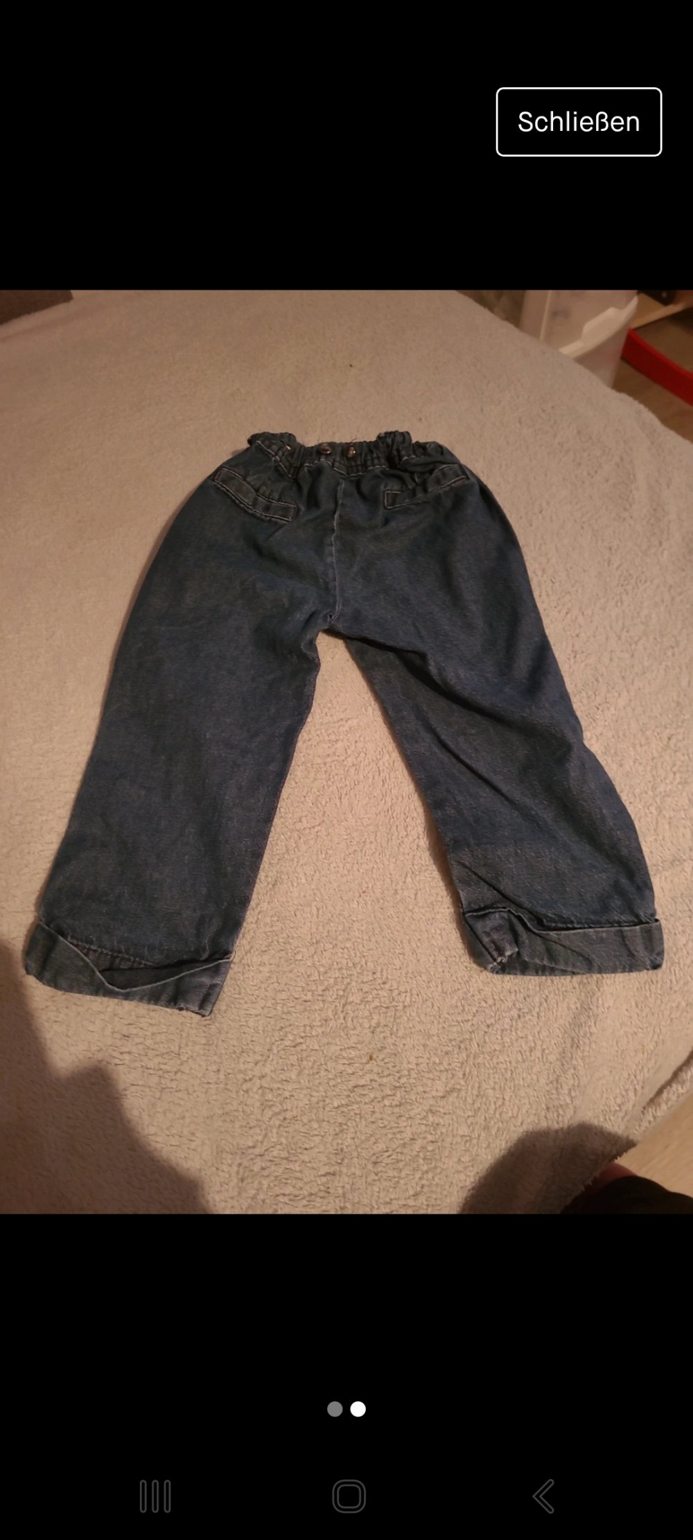 Jeans Hose mit schleifen 