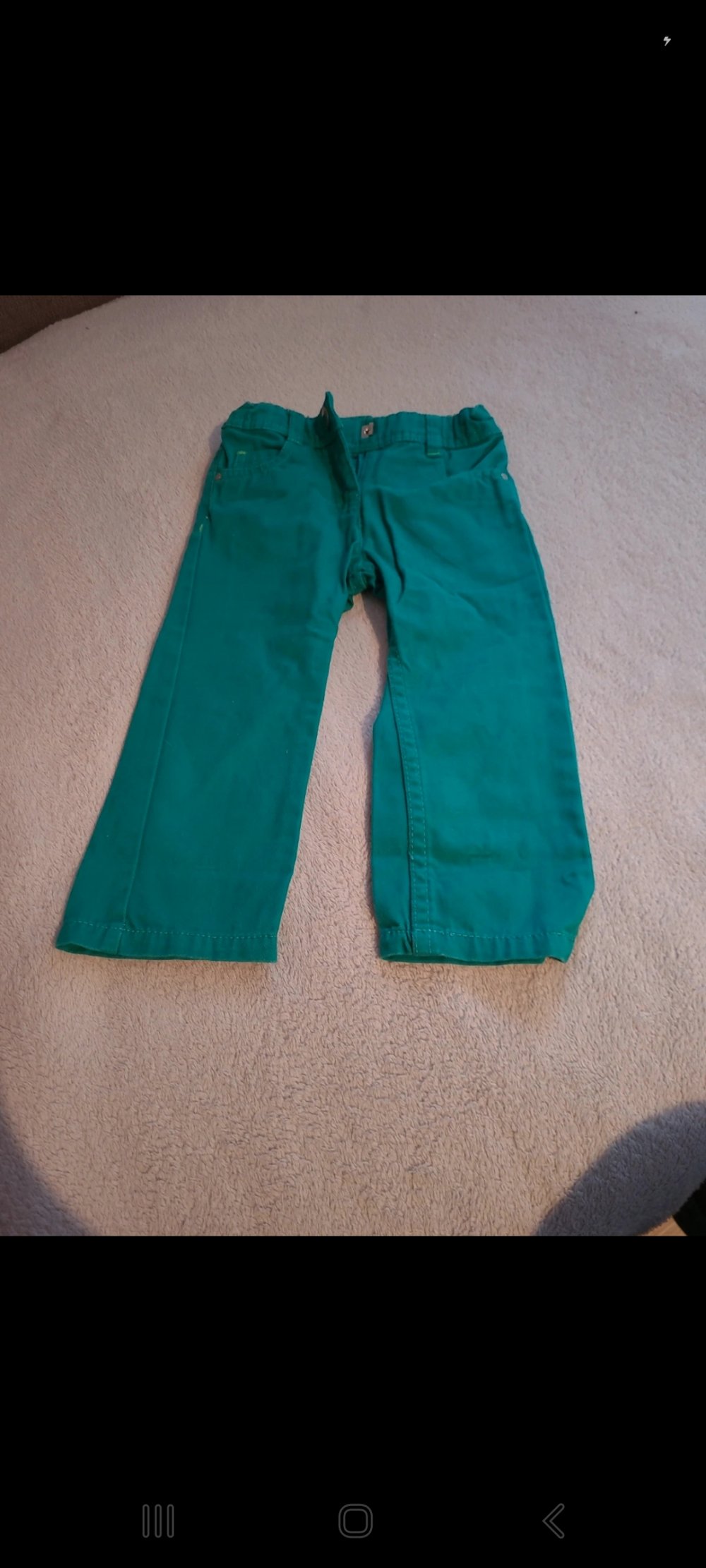 Grüne Jeans 