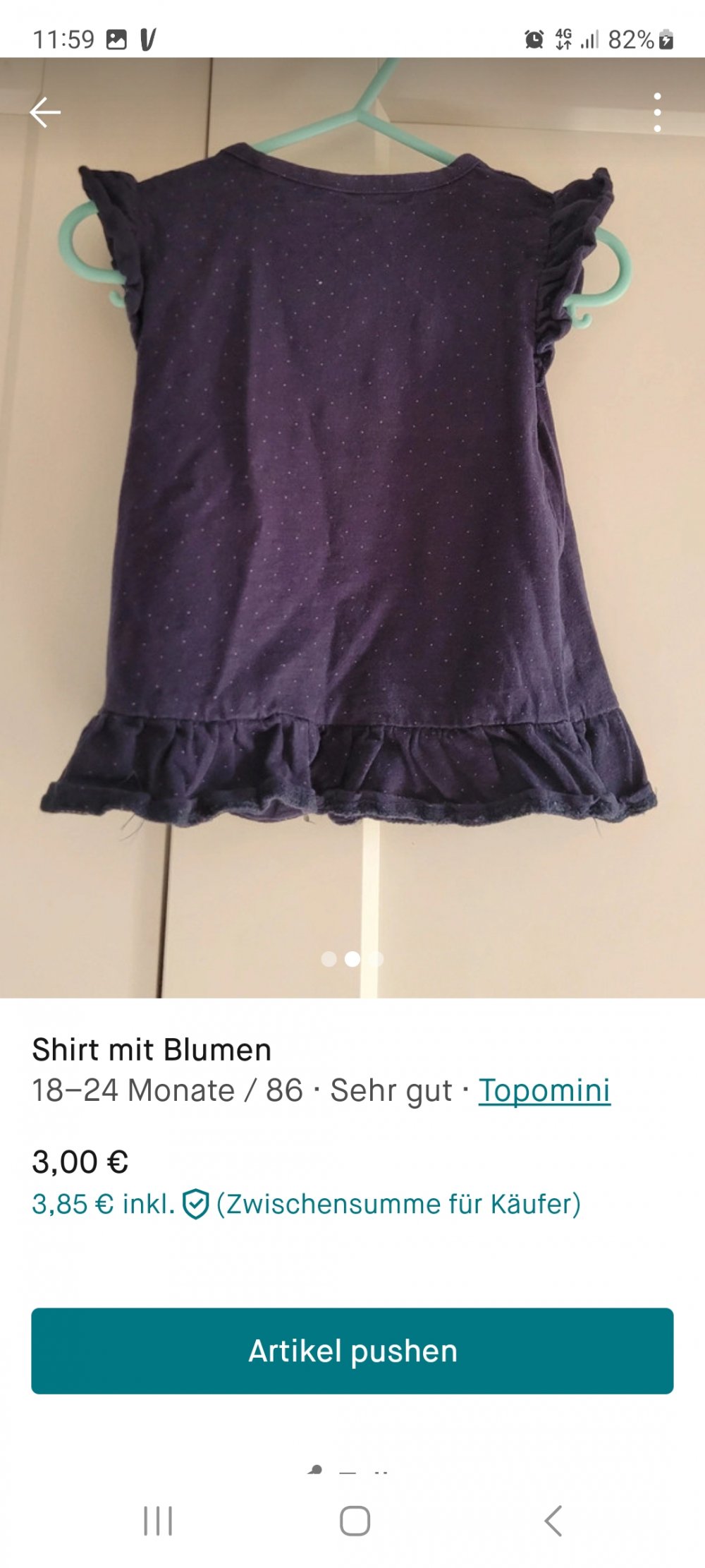 Shirt mit Blume 