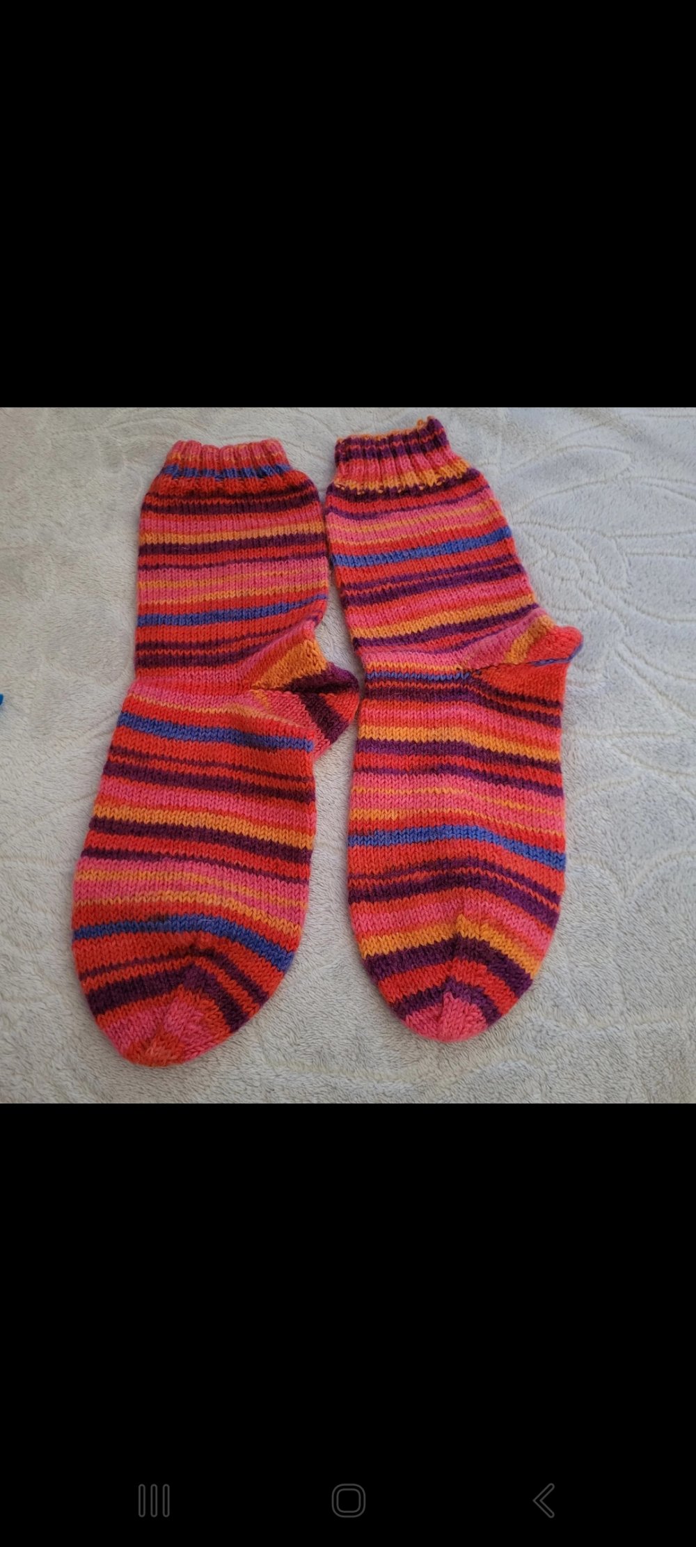 Handgestrickte socken