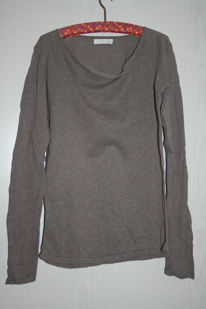 braunes Langarmshirt von Promod