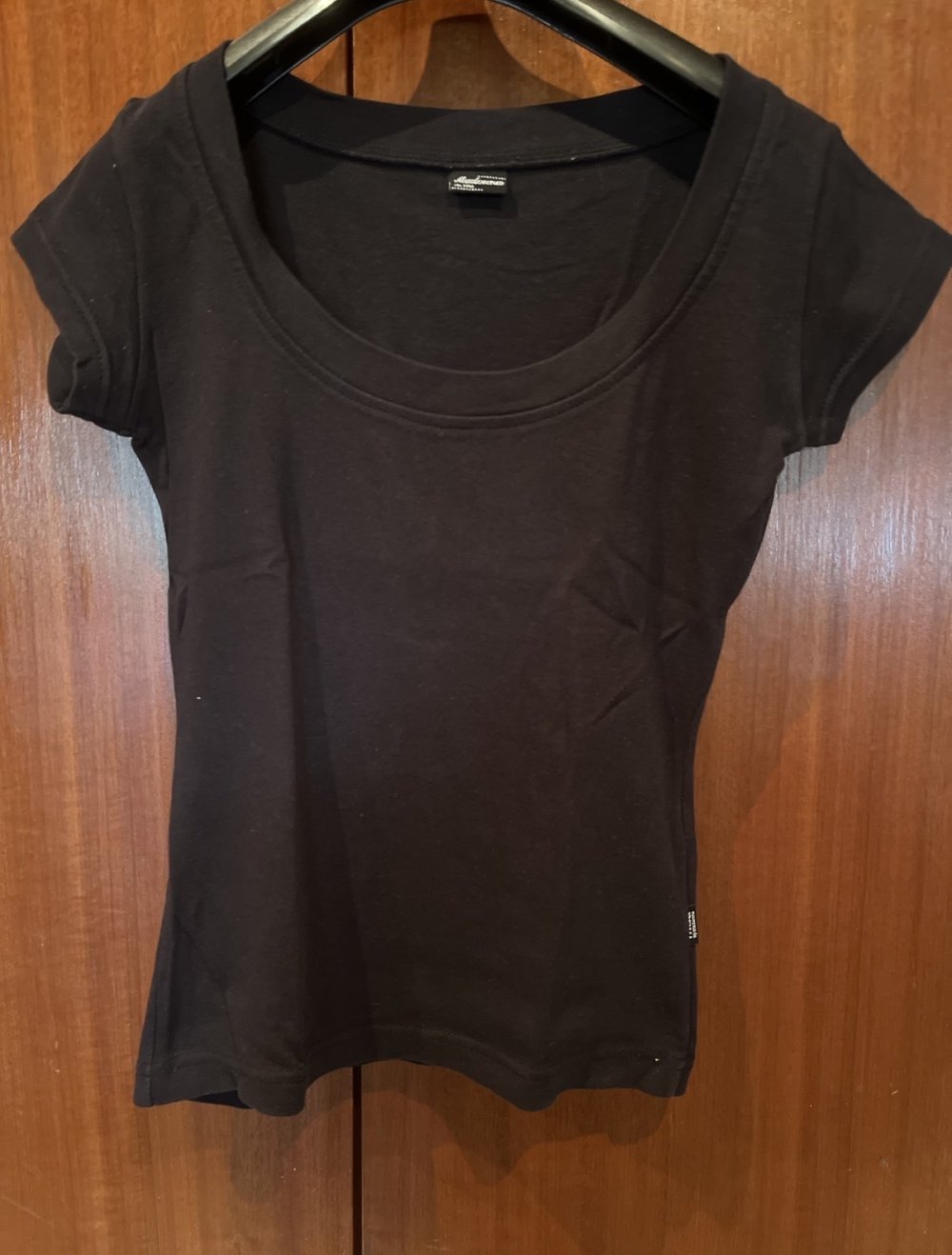 schwarzes T-Shirt von Madonna