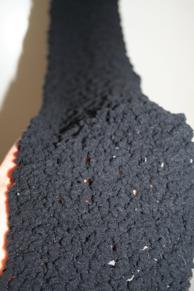 kuscheliger schwarzer Schal