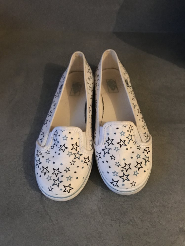 Weiße Ballerinas von Vans, Gr. 37