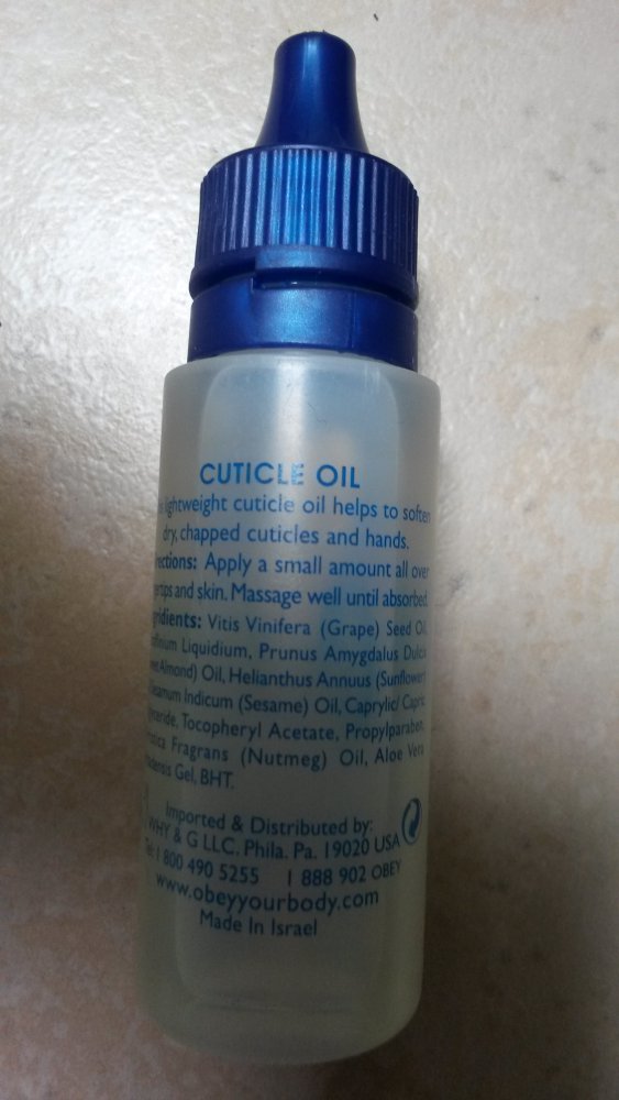 Nagelöl von Obey mit original totem Meer-Mineralien,