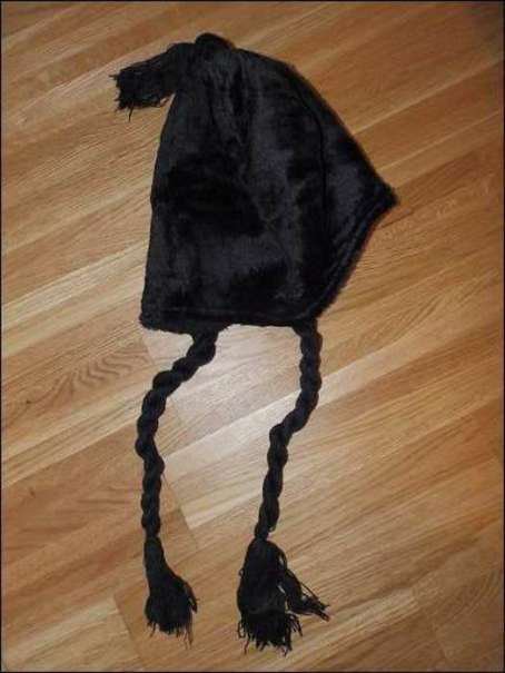 Sehr flauschige Haube,