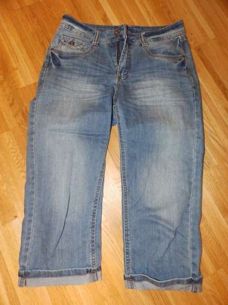 3/4-Jean mit Stulpen,