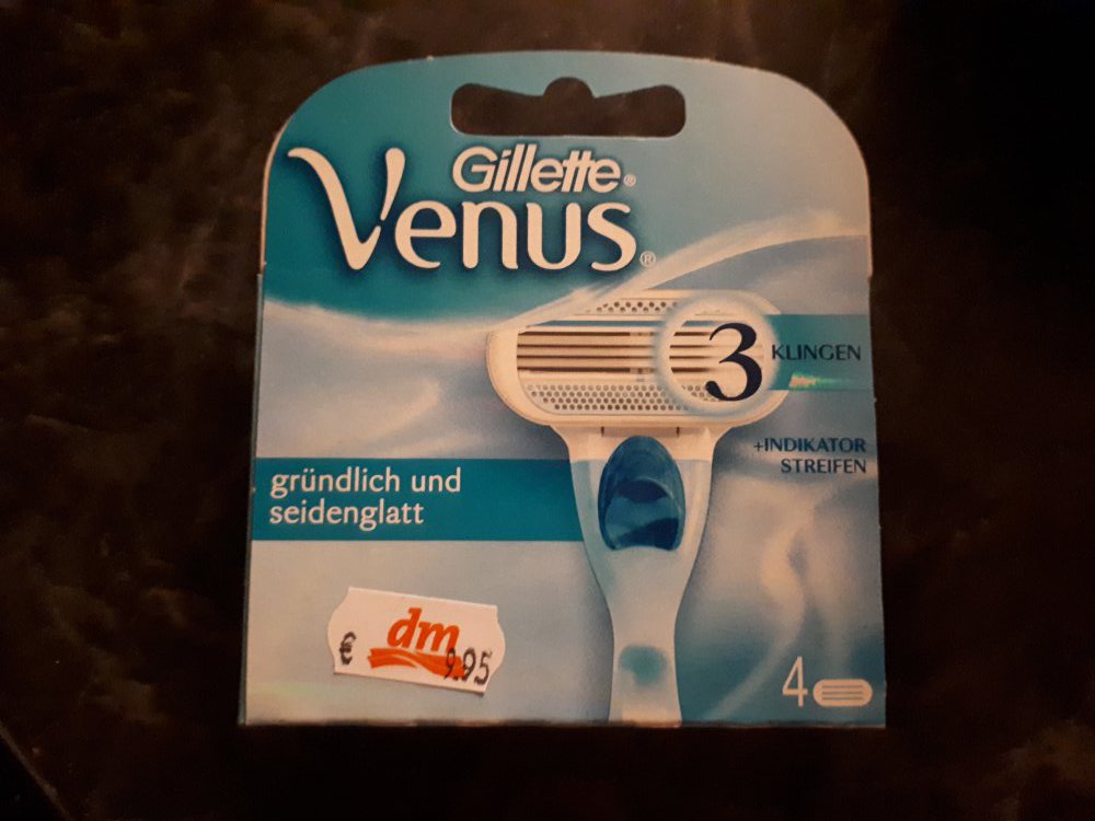 Gilette Venus 4 Ersatz-Klingen mit 3 Klingen,