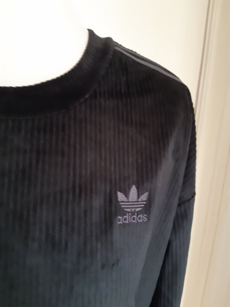 NEU! schwarzer Cordpullover von Adidas