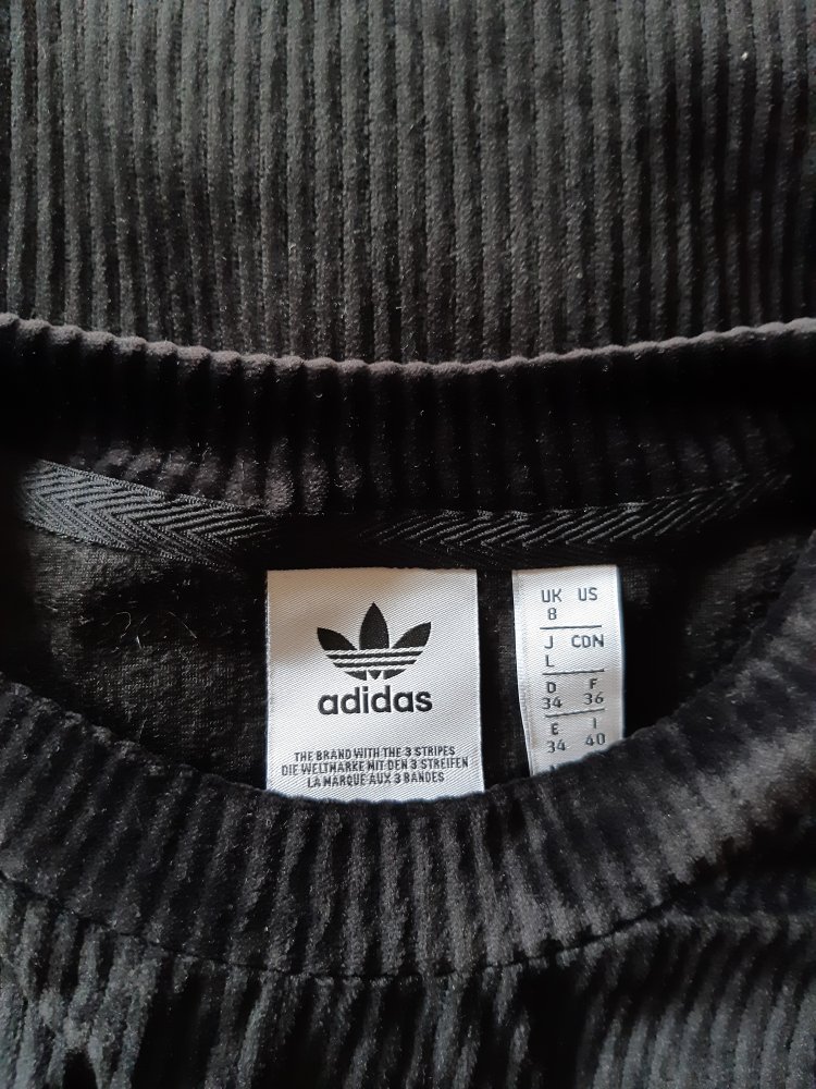 NEU! schwarzer Cordpullover von Adidas